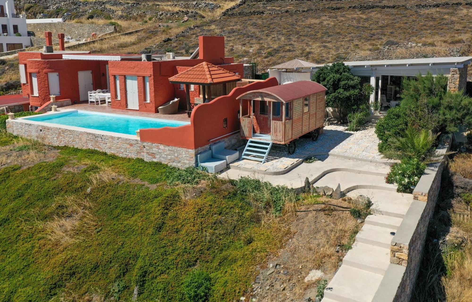 Villa Zen Dans Le Bleu Ermupoli Zewnętrze zdjęcie