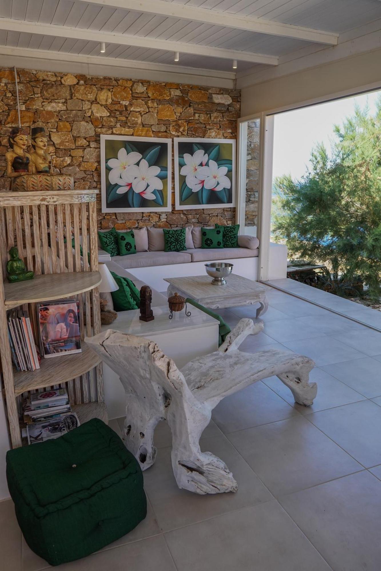 Villa Zen Dans Le Bleu Ermupoli Zewnętrze zdjęcie