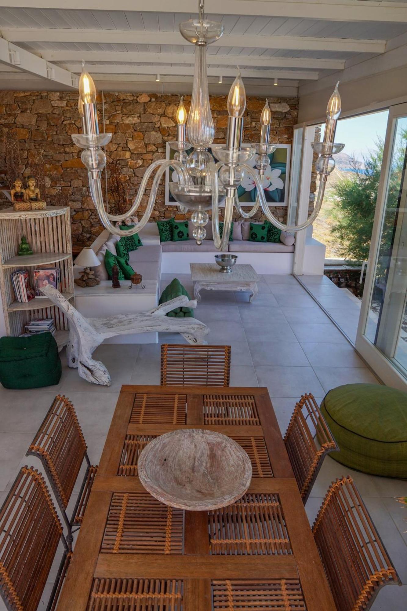 Villa Zen Dans Le Bleu Ermupoli Zewnętrze zdjęcie