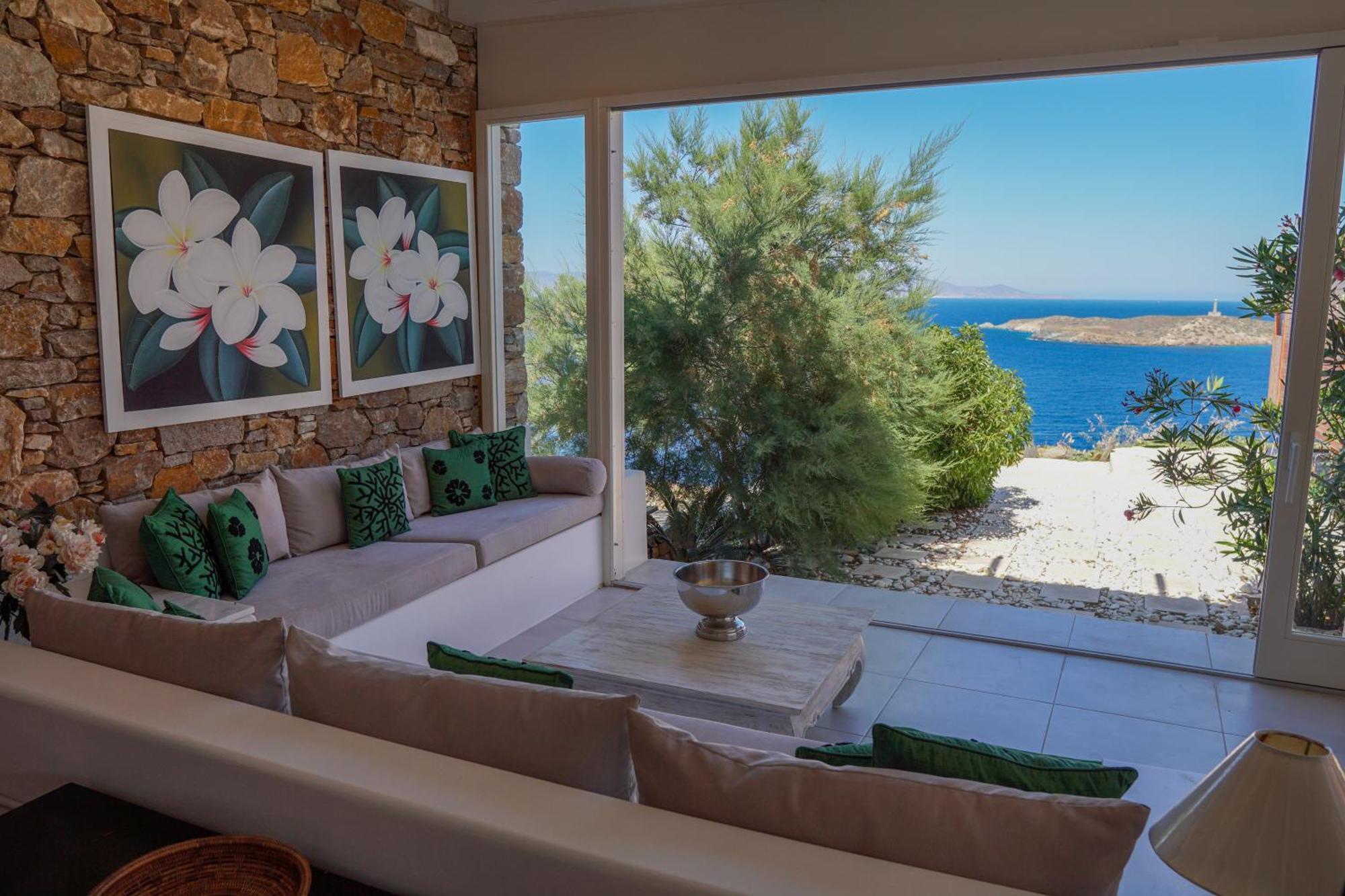 Villa Zen Dans Le Bleu Ermupoli Zewnętrze zdjęcie