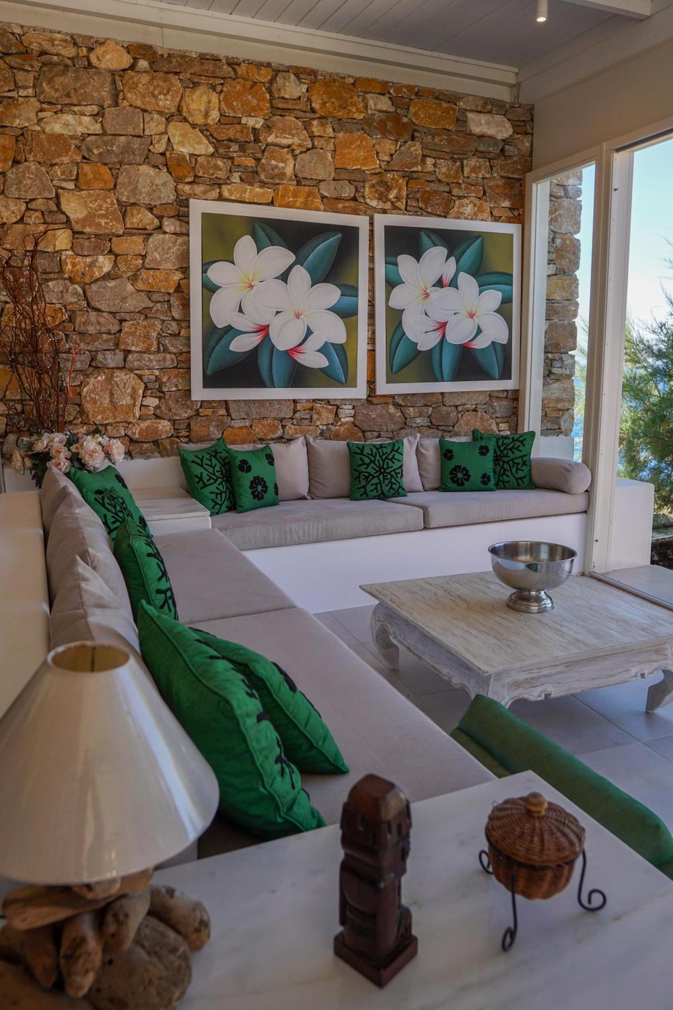 Villa Zen Dans Le Bleu Ermupoli Zewnętrze zdjęcie