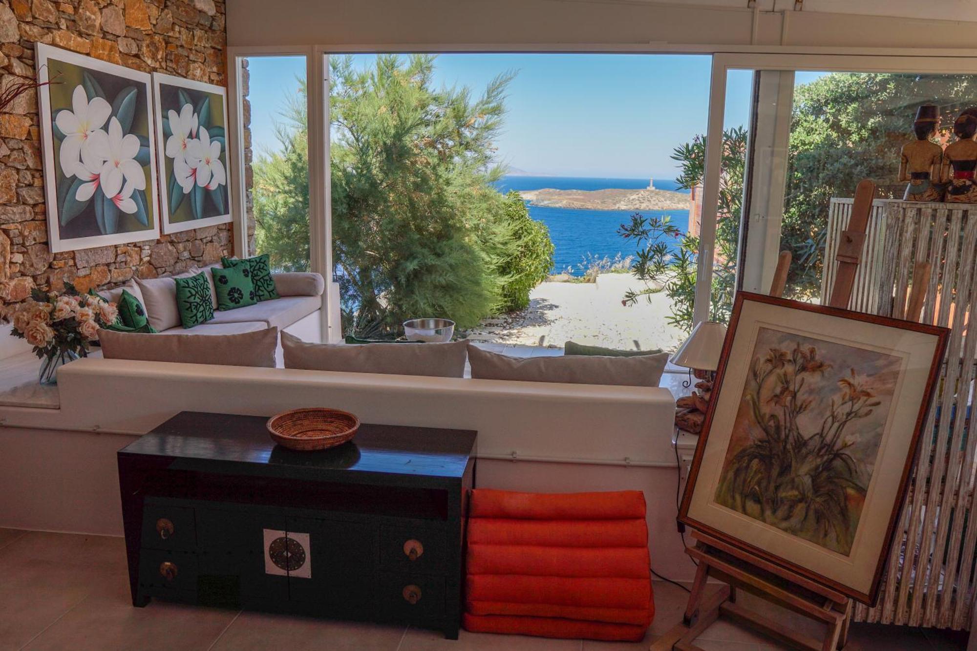 Villa Zen Dans Le Bleu Ermupoli Zewnętrze zdjęcie
