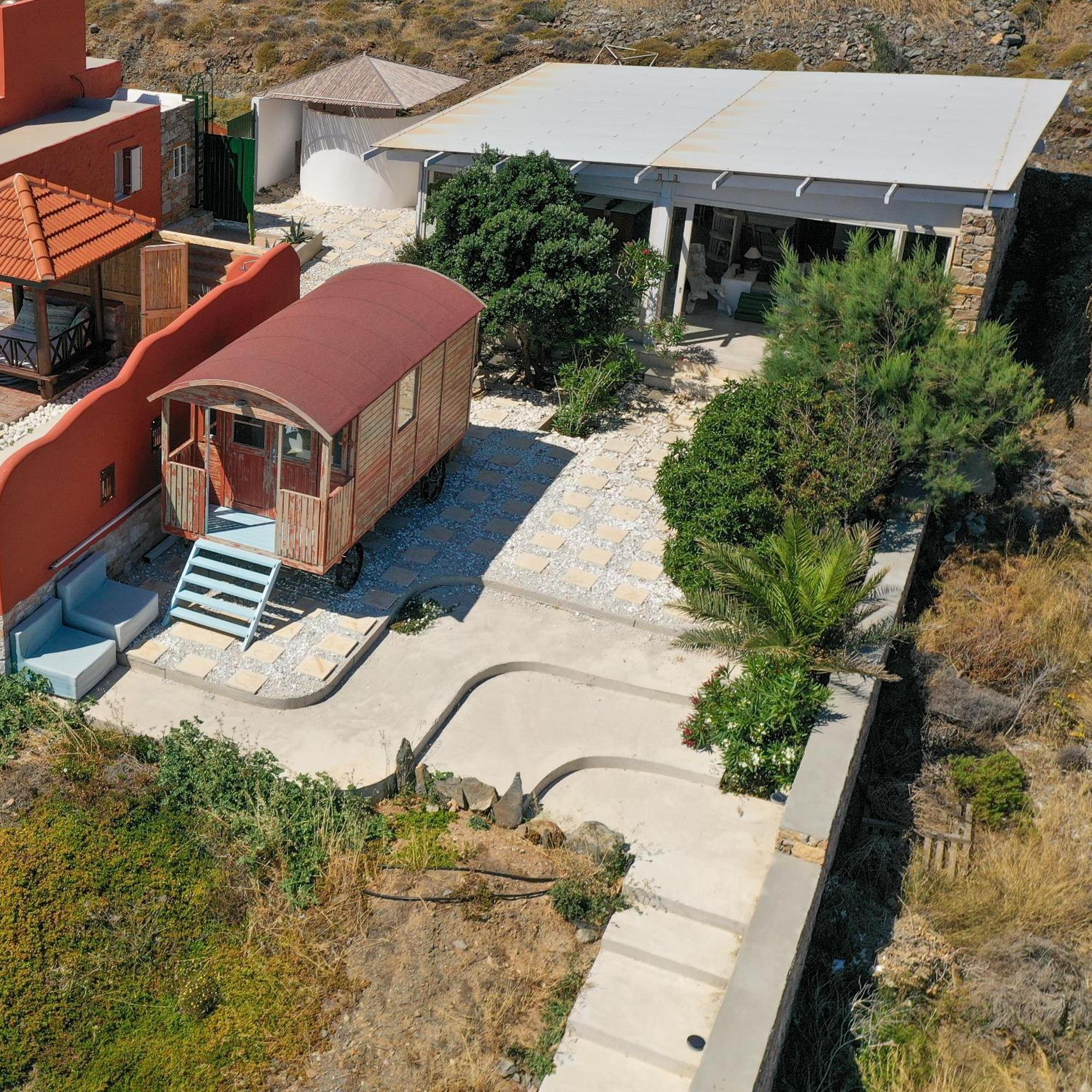 Villa Zen Dans Le Bleu Ermupoli Zewnętrze zdjęcie